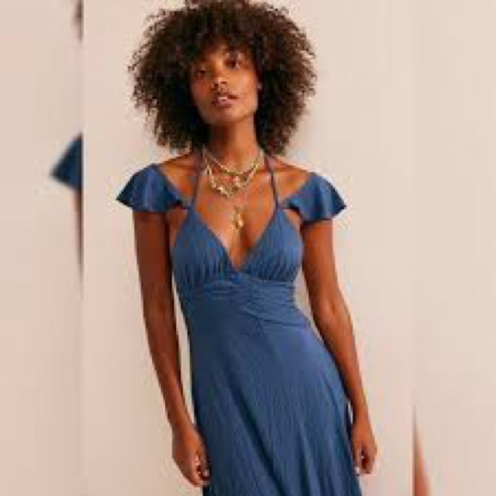 Free People Louisa Maxi Dress Size Large - Picture 2 of 8